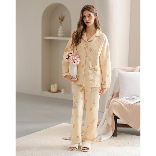 （合作款）芬腾月子服加厚孕妇哺乳家居服套装yc0108012 商品图4