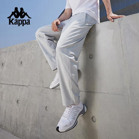 Kappa卡帕背靠背运动长裤男2024新款秋季星期裤束脚裤跑步裤子潮K0E72AY59
