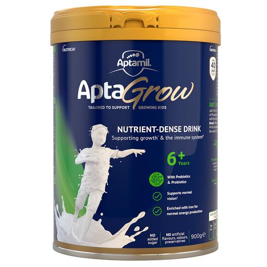【保税】澳洲 爱他美（Aptamil）AptaGrow儿童成长奶粉 1+段 3+段 6+段 900g/罐 商品图3