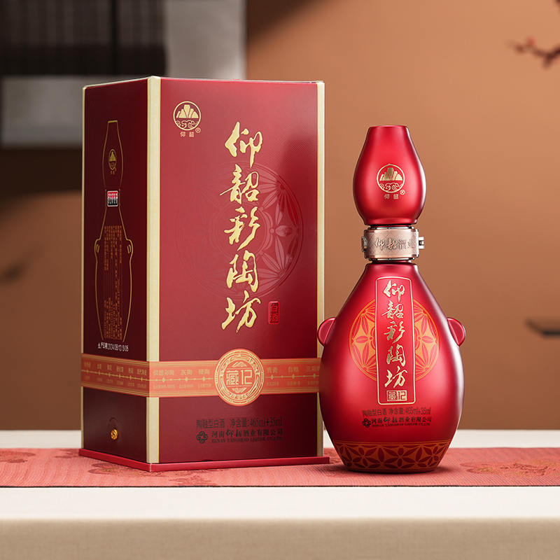 仰韶 彩陶坊 藏12 陶融型白酒整箱六瓶 46度酒体+70度酒头 465ml+35ml