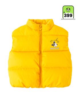 迪士尼冬季新款男童羽绒马甲中大童马甲214DS0287