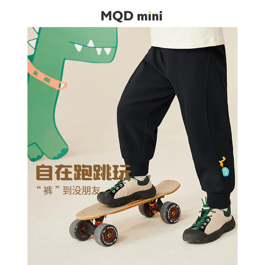 【内里奥利绒】【80-140】【MQDmini】男童冬款加绒加厚裤子 商品图3