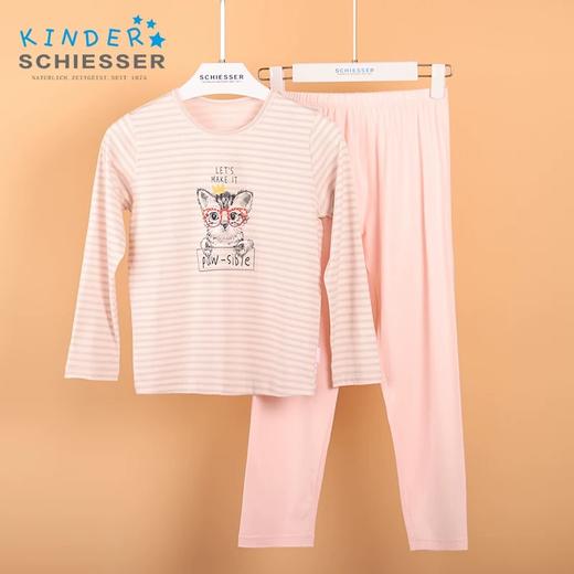 【棉莫可爱小猫咪】SCHIESSER德国舒雅女童棉莫面料可爱小猫咪新款家居服套装3F/23331H 商品图0