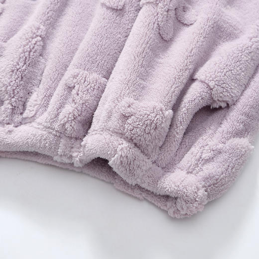 芬腾睡裤女士冬季法兰绒裤子大码加绒加厚暖暖裤秋冬珊瑚绒家居裤 商品图2