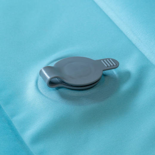 徽羚羊 充气垫 脚踏式单人 天蓝色 商品图5