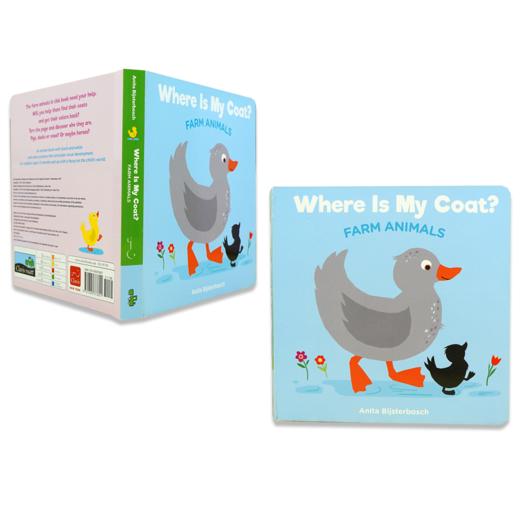 动物外套 适合1岁+语言开发生活技能原版英文绘本 商品图1