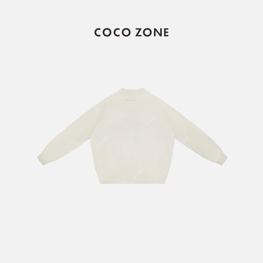 COCO ZONE 2024高级感杏色V领针织休闲百搭开衫外套24C10212 商品图2