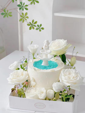 鲜花许愿池（纯白）