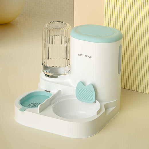 【爱宠的治愈食碗，养宠，从吃喝开始】宠物自动喂食器 猫咪饮水机猫碗猫食盆 饮水喂食一体投食器猫狗用品-QQ 商品图12