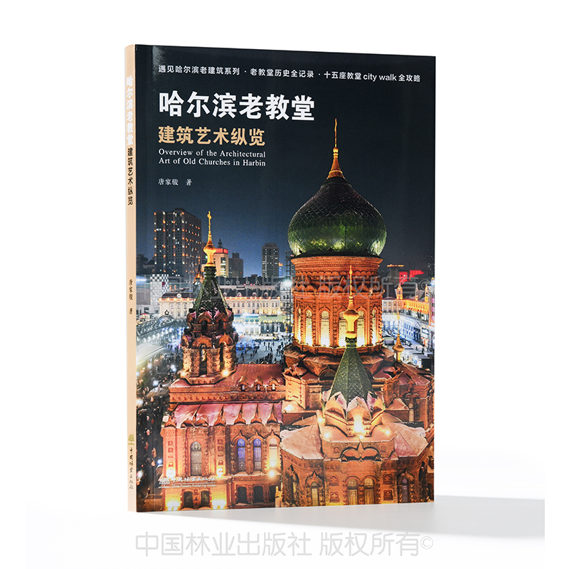 哈尔滨老教堂建筑艺术纵览 &2841 唐家骏 著  中国林业出版社