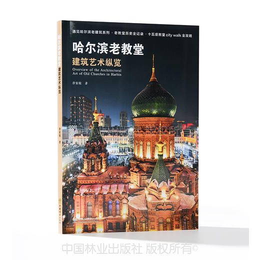 哈尔滨老教堂建筑艺术纵览 &2841 唐家骏 著  中国林业出版社 商品图0
