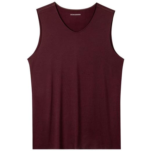 【零碳莫代尔】SCHIESSER德国舒雅男士零碳莫代尔加薄绒随型裁面料背心 秋冬打底保暖背心35/23841V 商品图5