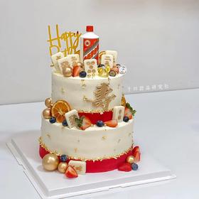 祝寿款 （提前6小时预订 深色奶油略微发苦/食用时请刮去深色部分/介意慎拍））