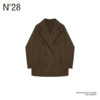 N°28【一生一件进阶版】牦牛绒双面呢大衣中长款高级气质双排扣外套8A52D812 商品缩略图4