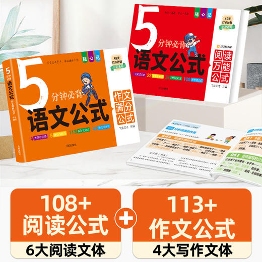 5分钟常考语文公式（阅读+作文）小学初中通用 商品图2