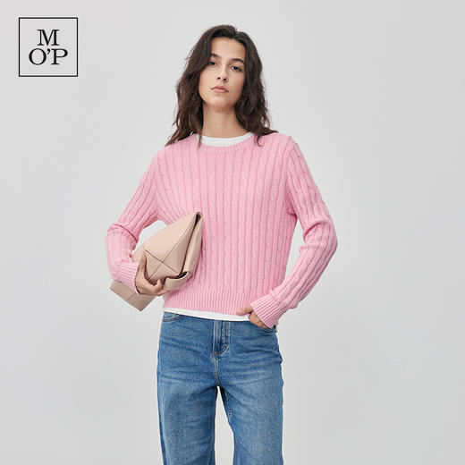Marc O'Polo/MOP 提花毛针织衫女秋季新款时尚简约百搭毛衣女 商品图4