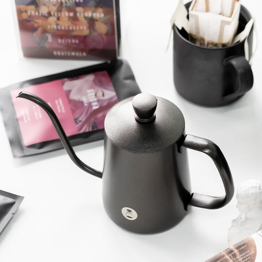 泰摩 鱼三手冲壶 鱼3挂耳冲泡壶 304不锈钢滴漏式家用长嘴咖啡壶 商品图9