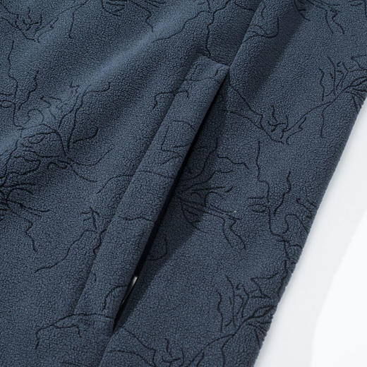 【奥利绒】【新款DSK】大依优型大码男装立领烧花奥利绒加肥加大休闲夹克胖子宽松上衣 商品图6