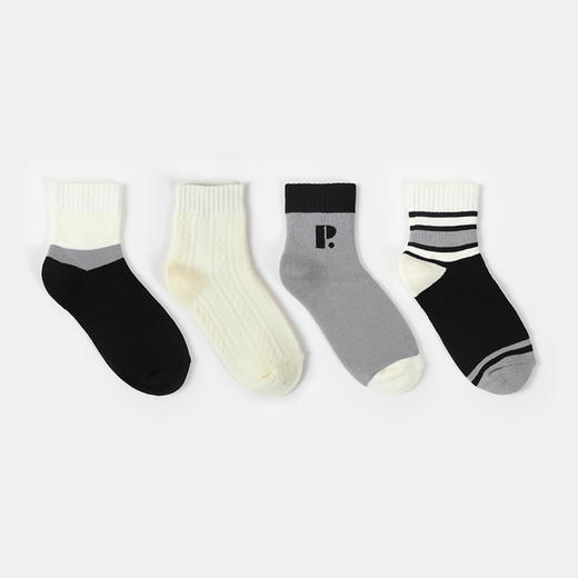 都市丽人中筒袜休闲系列毛圈袜袜子女袜子LCTEB3 商品图1