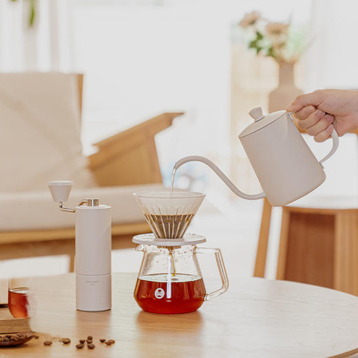 泰摩 鱼三手冲壶 鱼3挂耳冲泡壶 304不锈钢滴漏式家用长嘴咖啡壶 商品图7