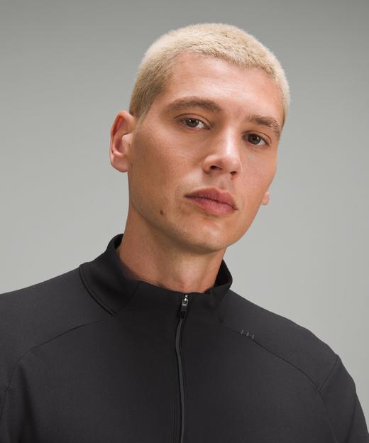 lulu 2024秋季新款 Surge Warm 男士运动立领半拉链长袖T恤 Z-12001 商品图1