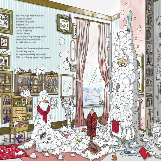 Santa's Year 适合5岁+探索世界有趣图画英文绘本 商品图3