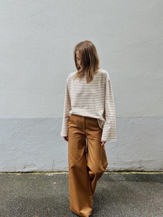 Ginette Garde MARCEL 长袖T-卡其条纹 商品图1