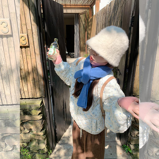 【269元任选2件】现货！成本巨贵，拍下包赚！韩系田园风小碎花棉服短外套 商品图1