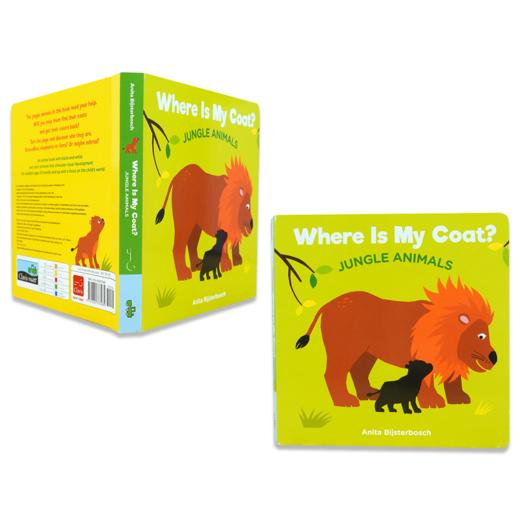 动物外套 适合1岁+语言开发生活技能原版英文绘本 商品图2