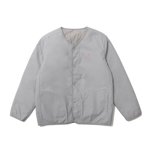 U17 绗缝葫芦格双面穿棉服 浅灰色 商品图2