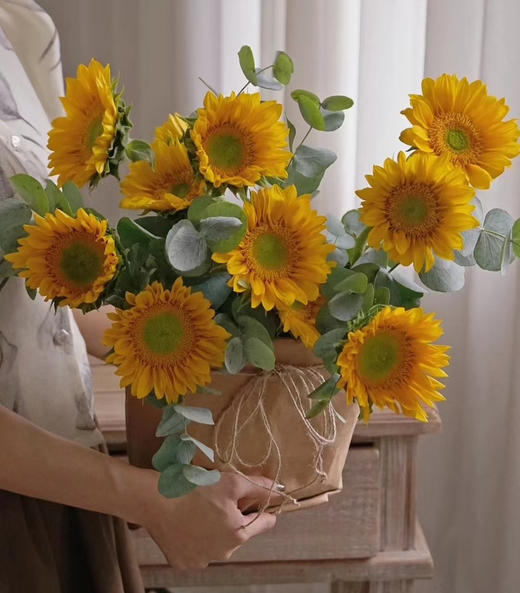 绿芯向日葵，5支/束 商品图1