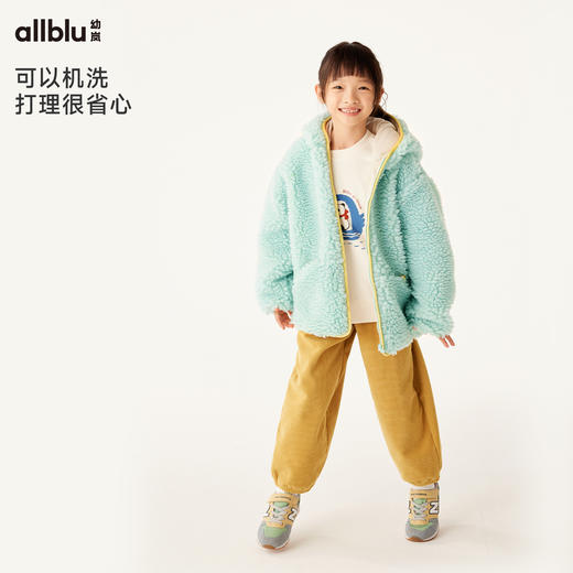 【冬Vol.2】幼岚童装「灯芯绒萝卜裤」加厚保暖亲肤24年冬新款儿童男女童长裤ZY 商品图3