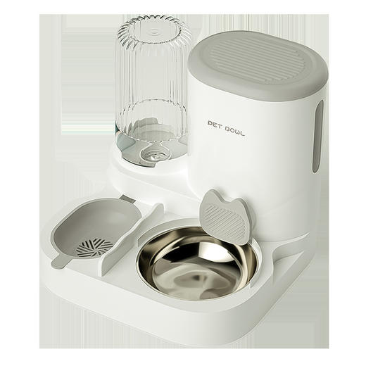 【爱宠的治愈食碗，养宠，从吃喝开始】宠物自动喂食器 猫咪饮水机猫碗猫食盆 饮水喂食一体投食器猫狗用品-QQ 商品图4