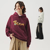 714street美式魔术贴连帽卫衣男2024秋季新款情侣上衣宽松长袖T恤 商品缩略图0