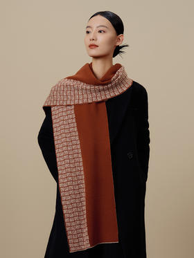 万事利秋冬新款羊毛围巾-理想国