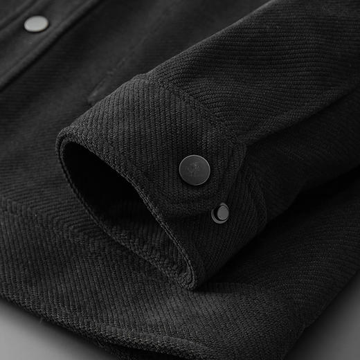 【山海绒】【新款DPF】大依优型大码男装翻领夹克山海绒肌理感加肥加大休闲夹克胖子宽松外套上衣 商品图7