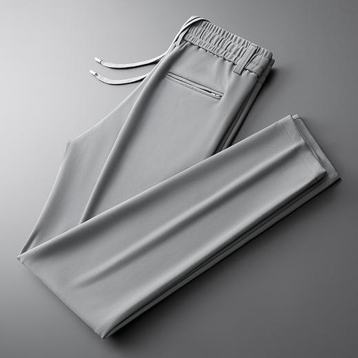 【加绒+常规】【新款DWD】大依优型大码松紧腰直口休闲运动裤卫裤休闲裤加肥加大运动长裤胖子裤子 商品图8