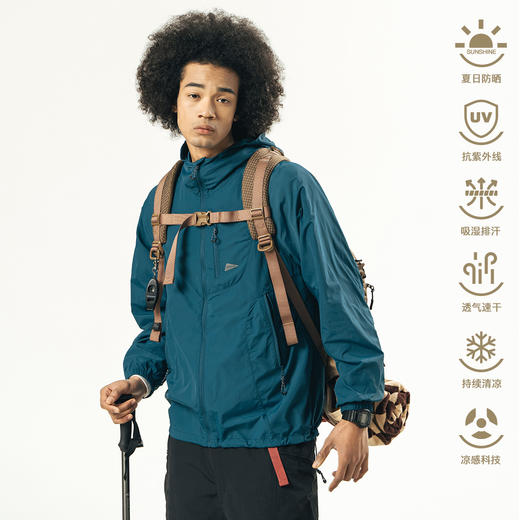 714street可收纳凉感防晒服轻薄透气情侣外套 商品图4