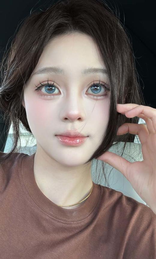 lunarcon 日抛美瞳 维多椰蓝 直径14.2mm 商品图1