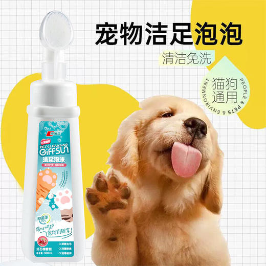 宠物洁足泡沫猫咪爪子清洁护理狗狗洗脚神器宠物洁足泡沫洗脚液 商品图2