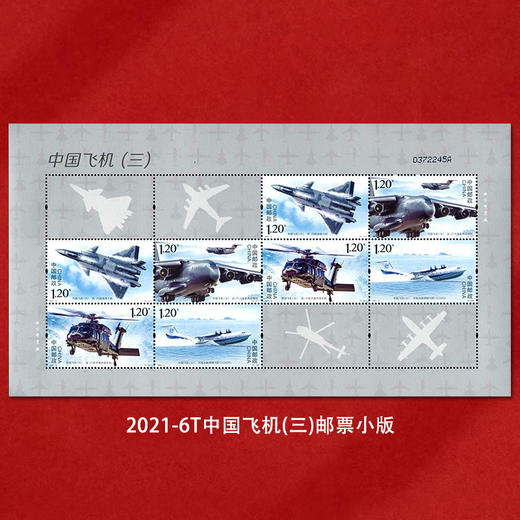 《中国飞机》系列邮票 2021-6T 商品图8