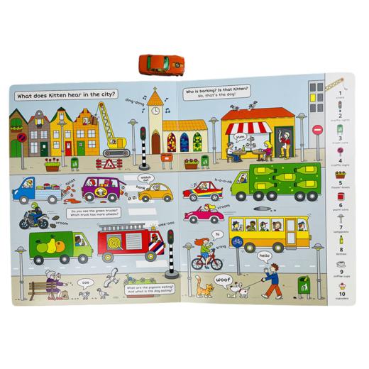 大地板书 适合3岁+语言开发探索世界有趣计数地板书英文绘本 商品图4