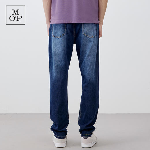 Marc O'Polo/MOP 2024夏季新款直筒宽松四面弹轻薄水洗牛仔裤男士 商品图3