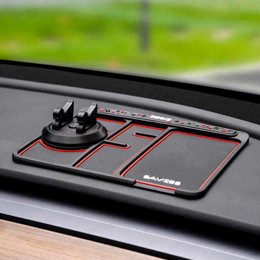 【多功能车载置物防滑垫】 汽车手机防滑垫带香薰4合一通用轿车防滑垫，导航靠它 无忧畅行 360°可旋转手机架。ry 商品图4