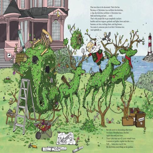 Santa's Year 适合5岁+探索世界有趣图画英文绘本 商品图1