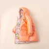 迪士尼童装小女孩两面穿黛丝印花羽绒服冬季女童连帽保暖可爱外套224DS0826 商品缩略图3
