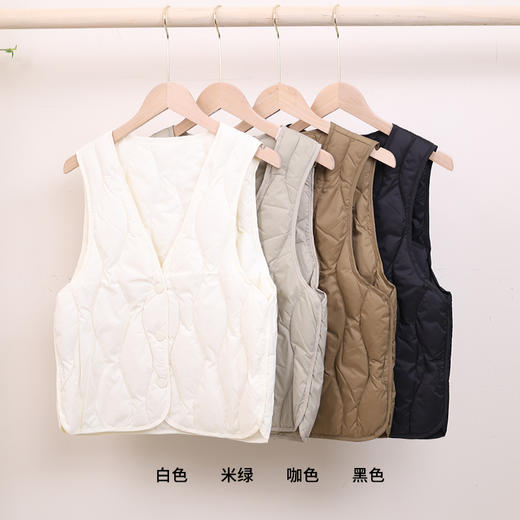 ZR0010【宫本】羽绒短款马甲轻薄小众内搭秋冬内胆 商品图1