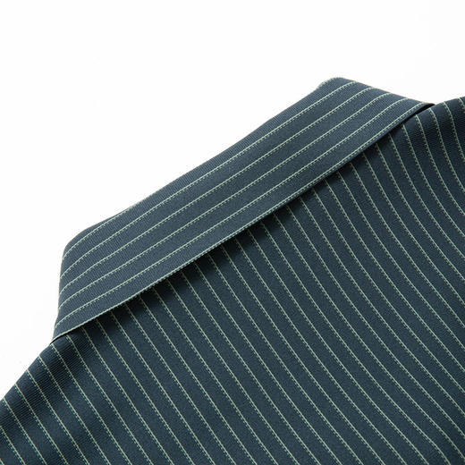 【加绒】【新款DPS】大依优型大码竖条纹长袖衬衫弹力加肥加大胖子上衣男士T恤肥佬打底男装 商品图5