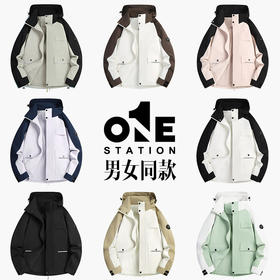 【精选】01E STATION男女同款户外潮流风衣2568 面料舒适 时尚百搭