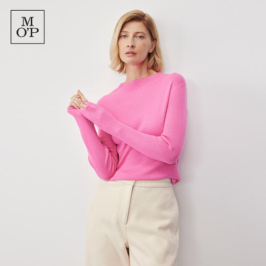 Marc O'Polo/MOP冬季新款可机洗羊毛半高领时尚打底针织衫女 商品图3